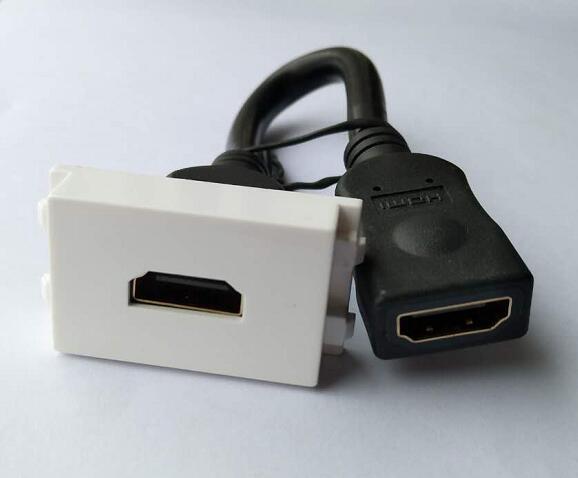 高清HDMI直插带20cm延长线模块
